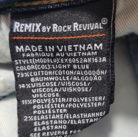 Rock Revival Remix Mid-Rise Ankle Skinny Jean 27 - Picture 5 of 7